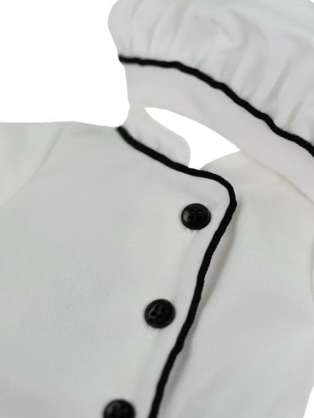 My Life As Chef Outfit Set for 18-Inch Dolls - White & Black